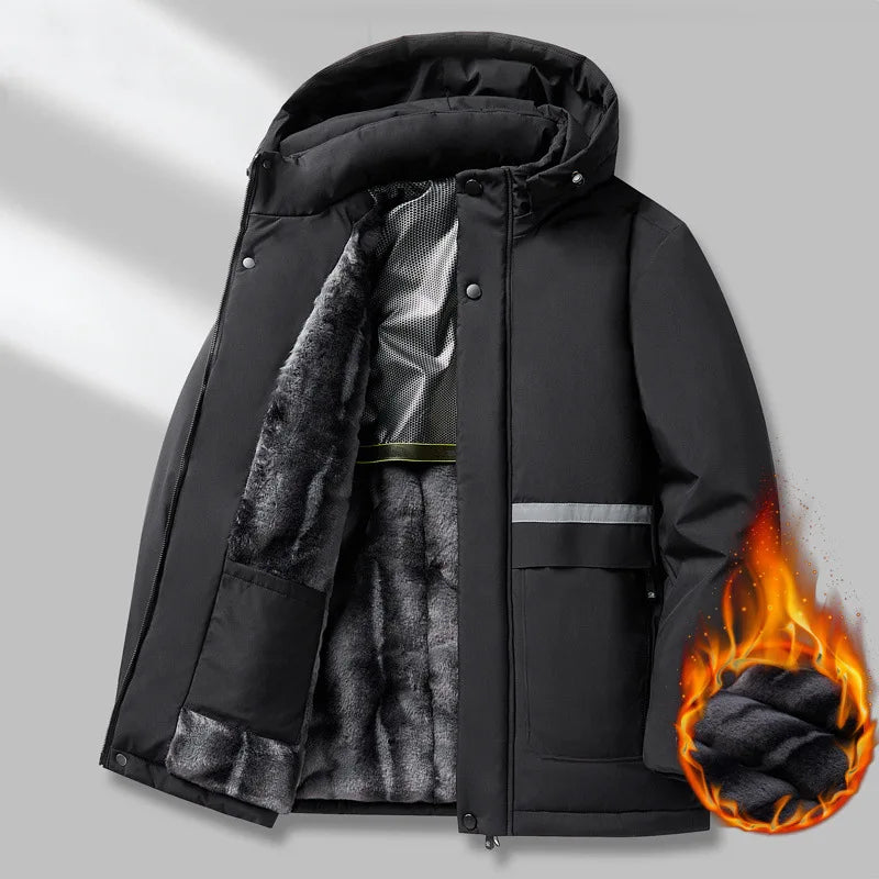 🧥Jaqueta Masculina Capuz Removível