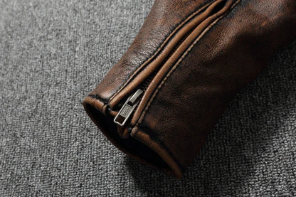 Jaqueta Masculina de Couro Legítimo