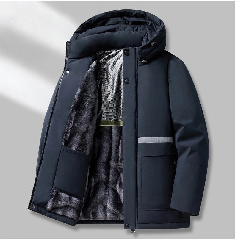 🧥Jaqueta Masculina Capuz Removível