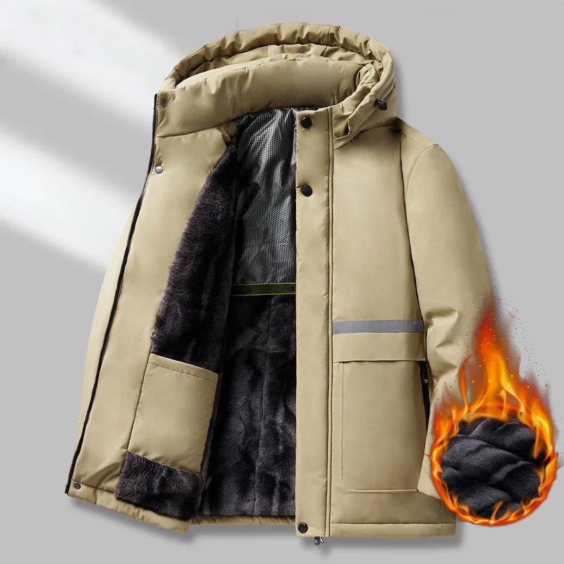 🧥Jaqueta Masculina Capuz Removível