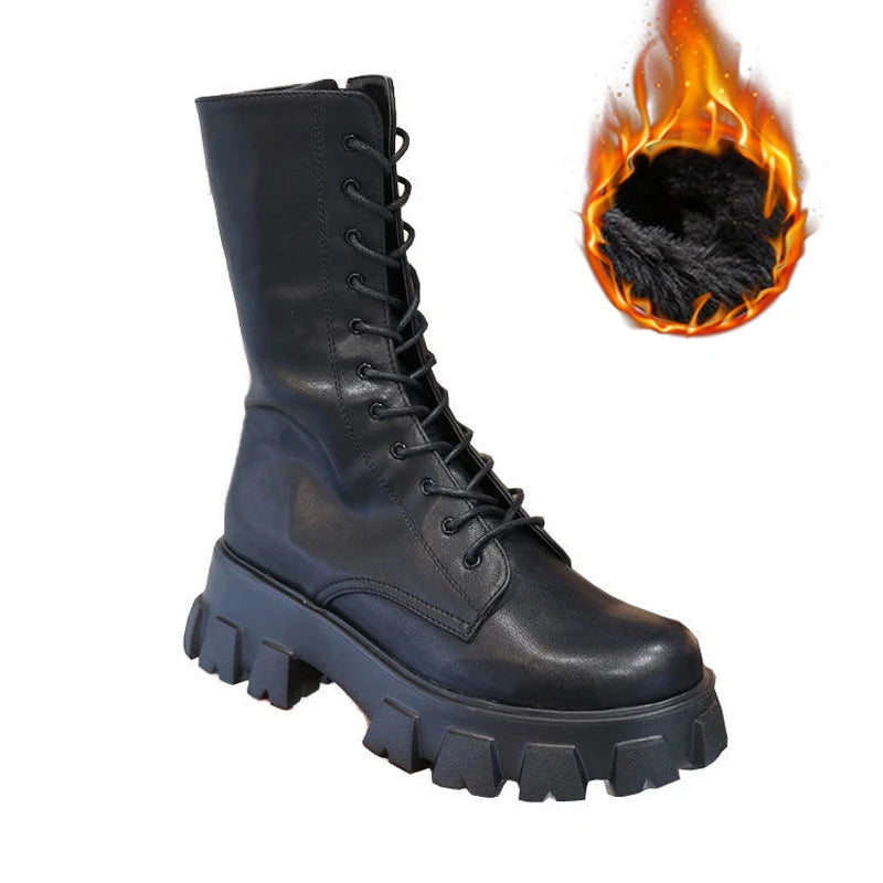 🏍️ Bota Feminina Estilo Motociclista